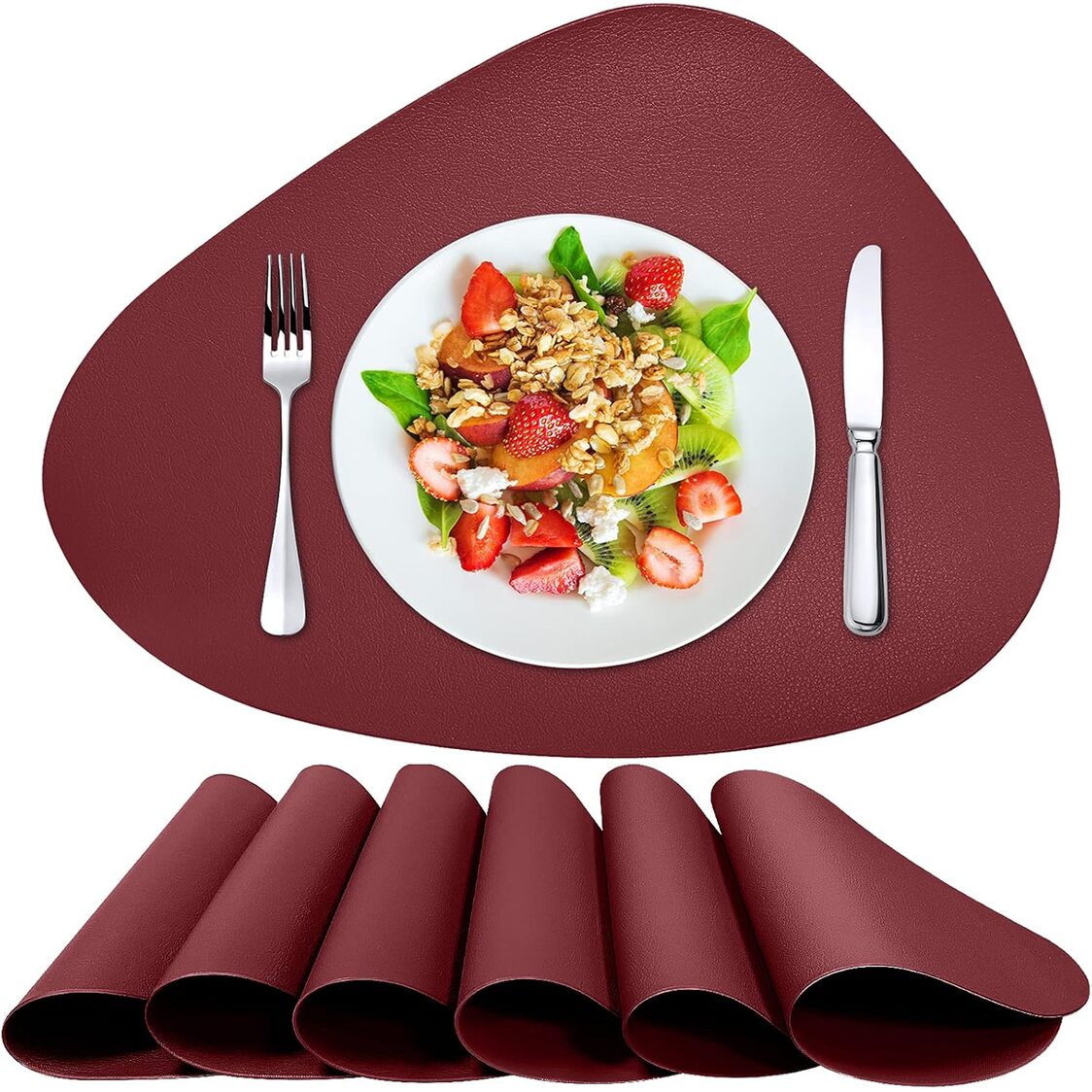 J. Rapee Litchi Placemat Red