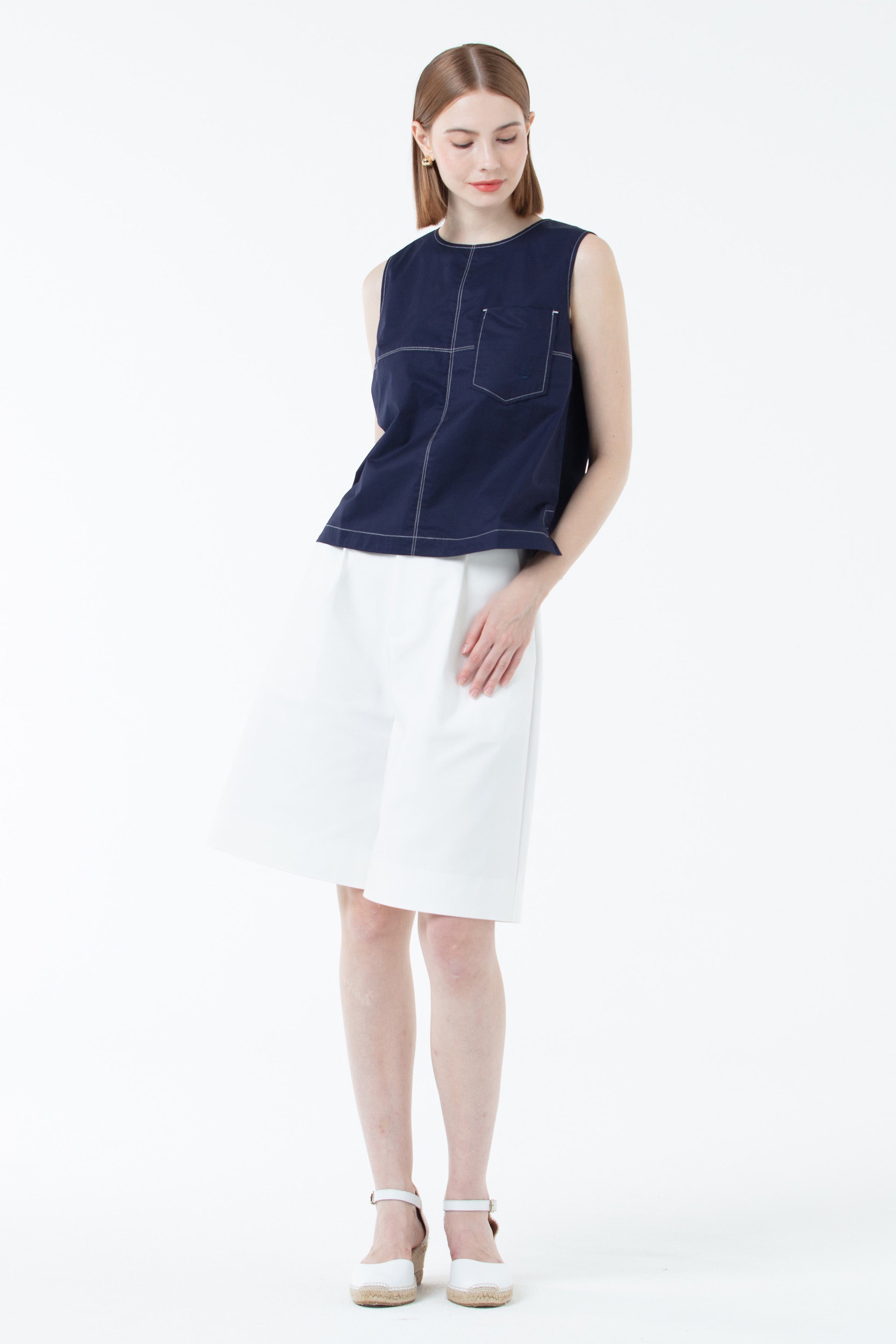 K/Woods Stitchline Top