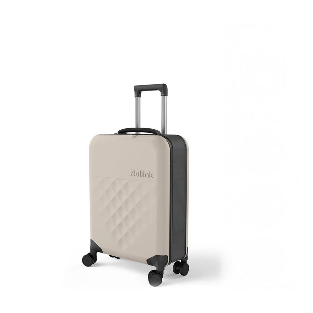 Rollink VEGA 360 Flex 4Wheel Spinner 21" Luggage - Warm Grey