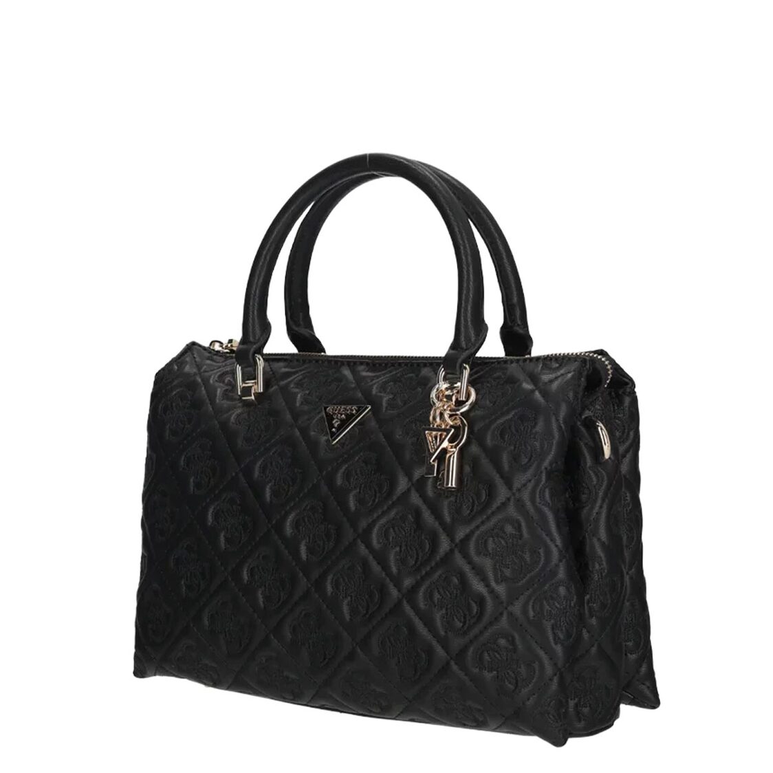 ADELASIA MULTI COMP SATCHEL,BLACK