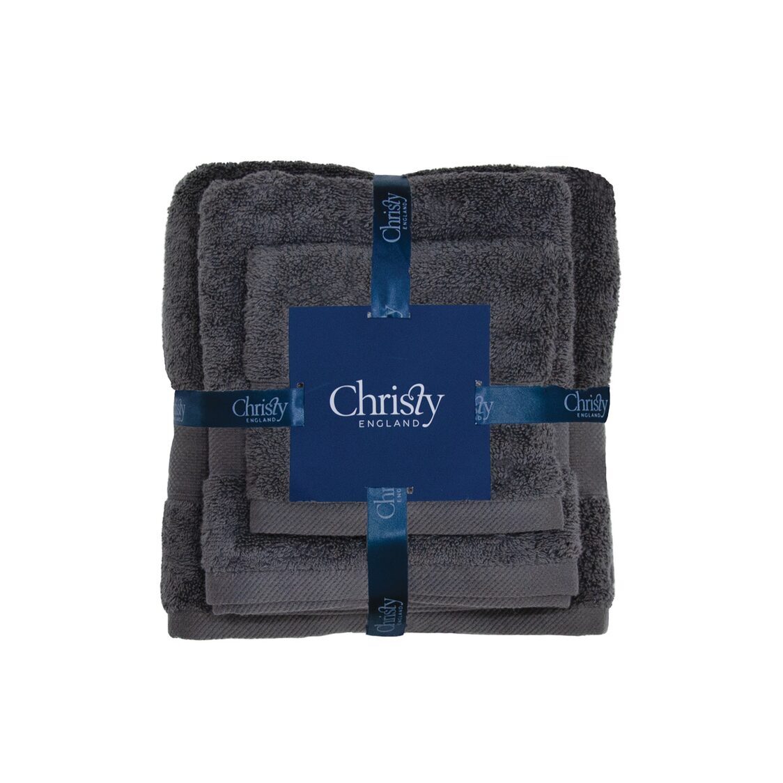Christy 100% Combed Cotton 4pc (Face,Sports,Bath Towel & Terry Mat) Bundle Set