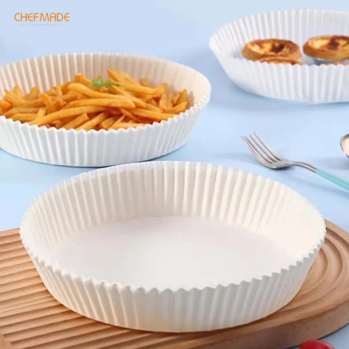 Chefmade Air Fryer Parchment Paper 23cm 30Pcs WH Cinnamoroll (1898cm-CL5031)