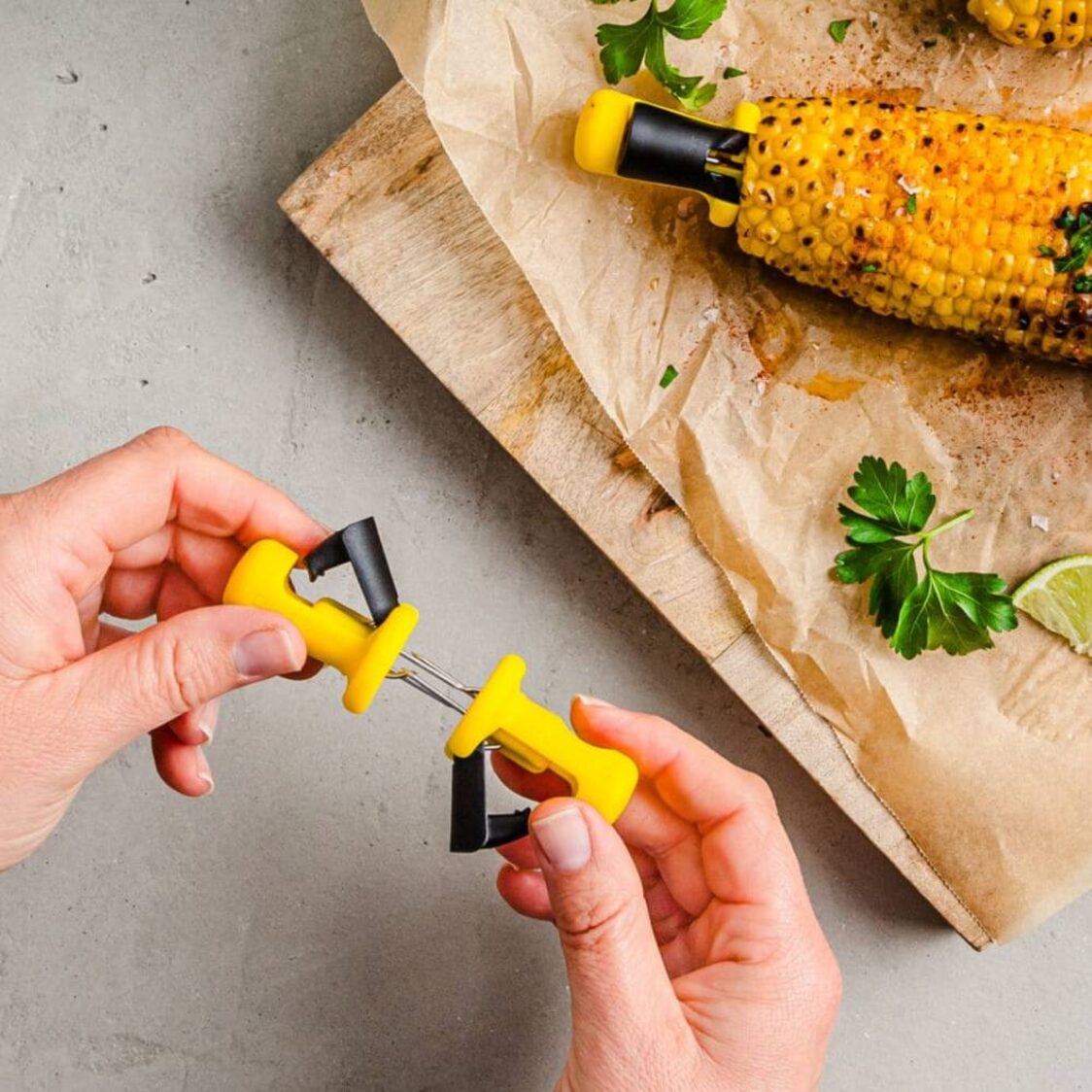 Dreamfarm PP Corn Holder L8.2cm Lockorns DFLC6766