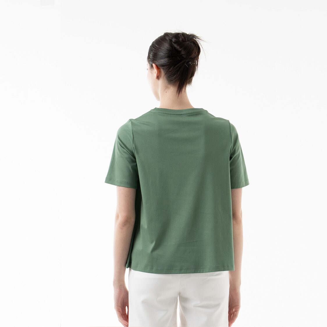 K/WOODS Essential Crew Neck Tee in Sage Green
