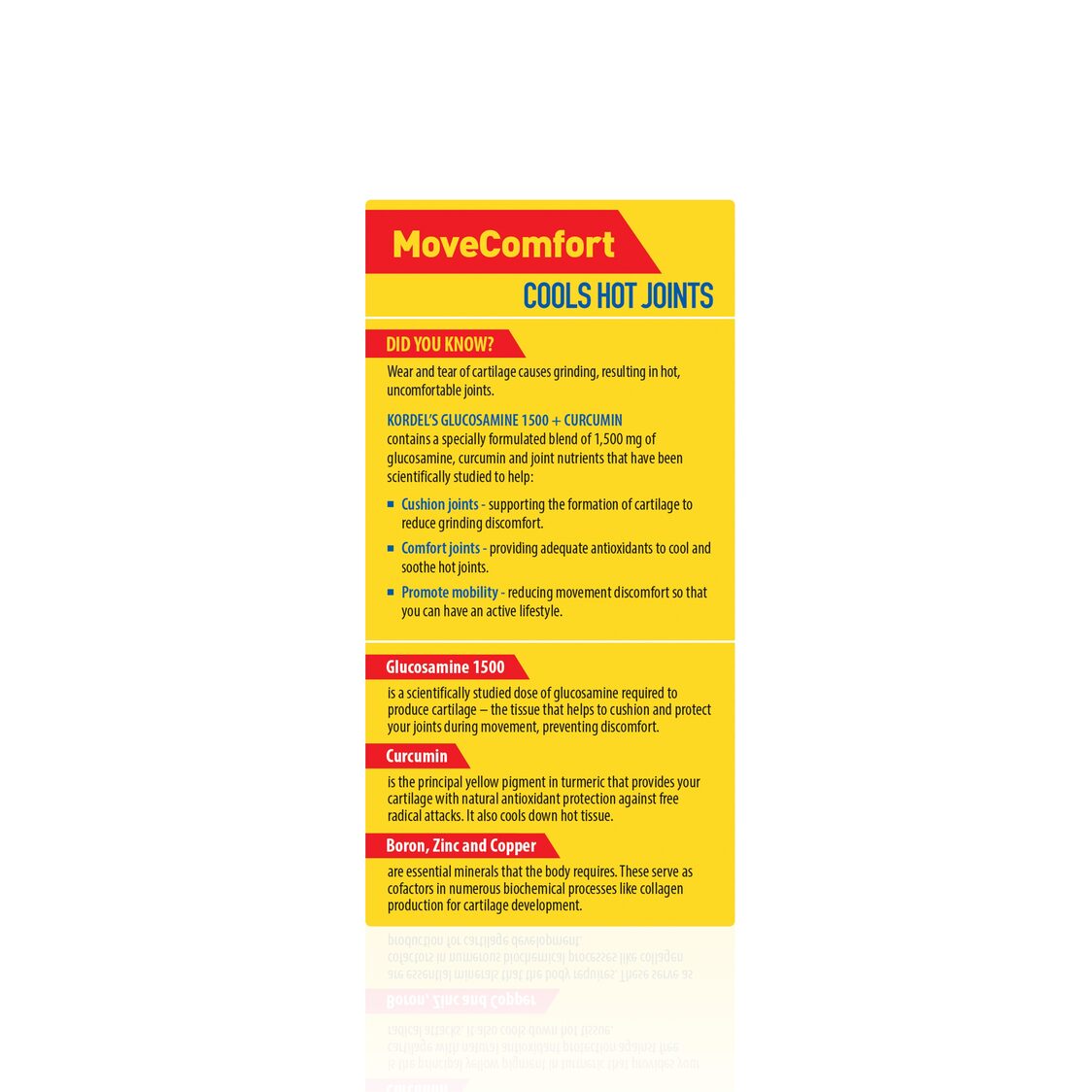 Kordel's Glucosamine 1500 + Curcumin 60's