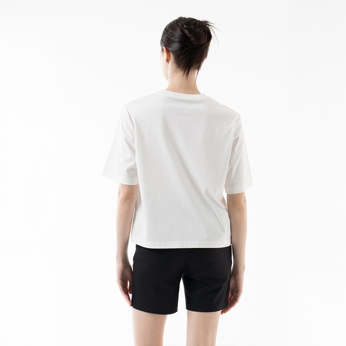 K/WOODS Essential Boxy Tee in Off White