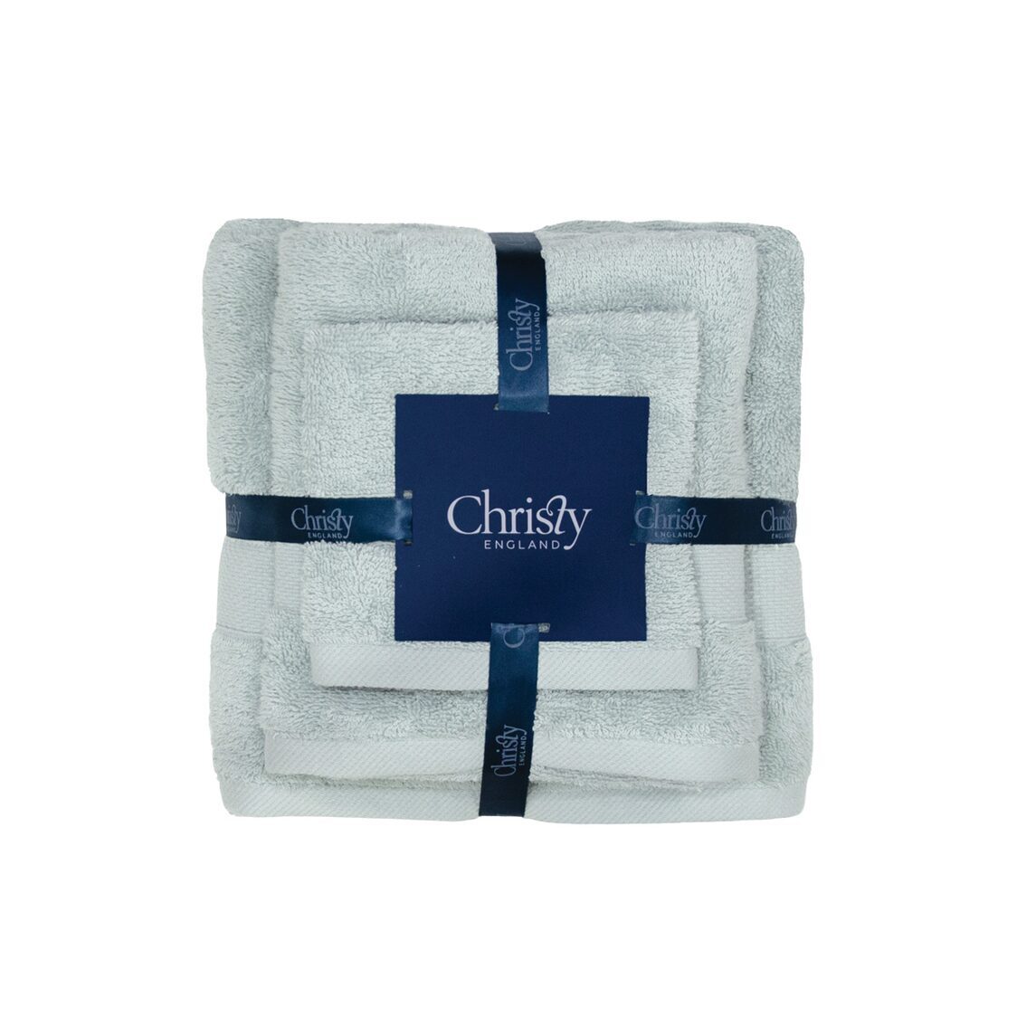 Christy 100% Combed Cotton 4pc (Face,Sports,Bath Towel & Terry Mat) Bundle Set
