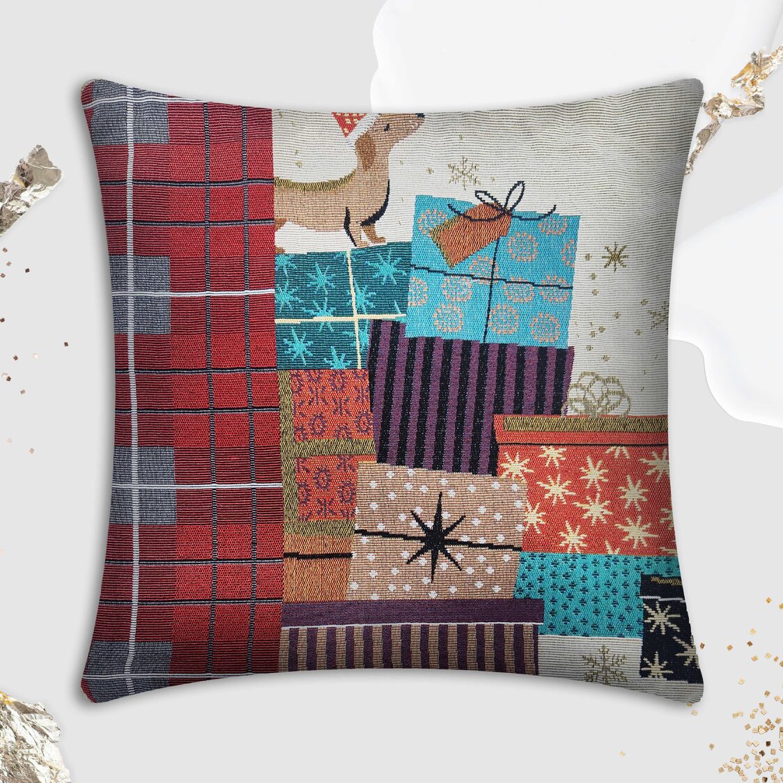 J. Rapee Presents Cushion Cover Red