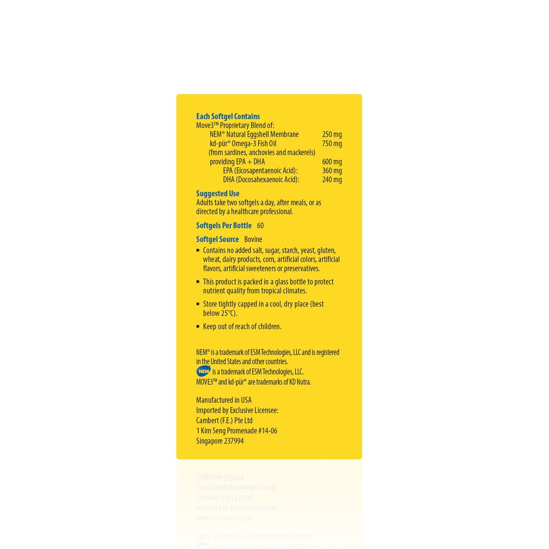 Kordel's NEM™ Natural Eggshell Membrane + kd-pür® 60s