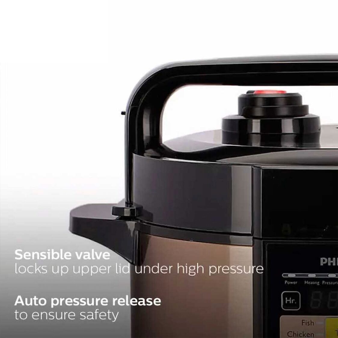 Philips Viva Collection ME Computerized Electric Pressure Cooker 6L, 1000W (HD2139/62)