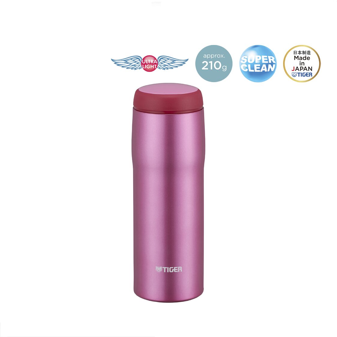 TIGER Double Stainless Steel Mug 480ml
