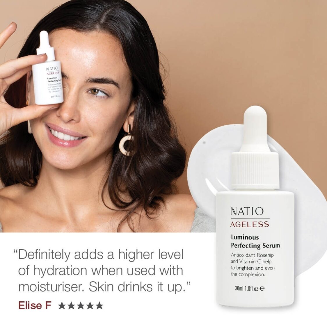 Natio Ageless Luminous Perfecting Serum 30ml