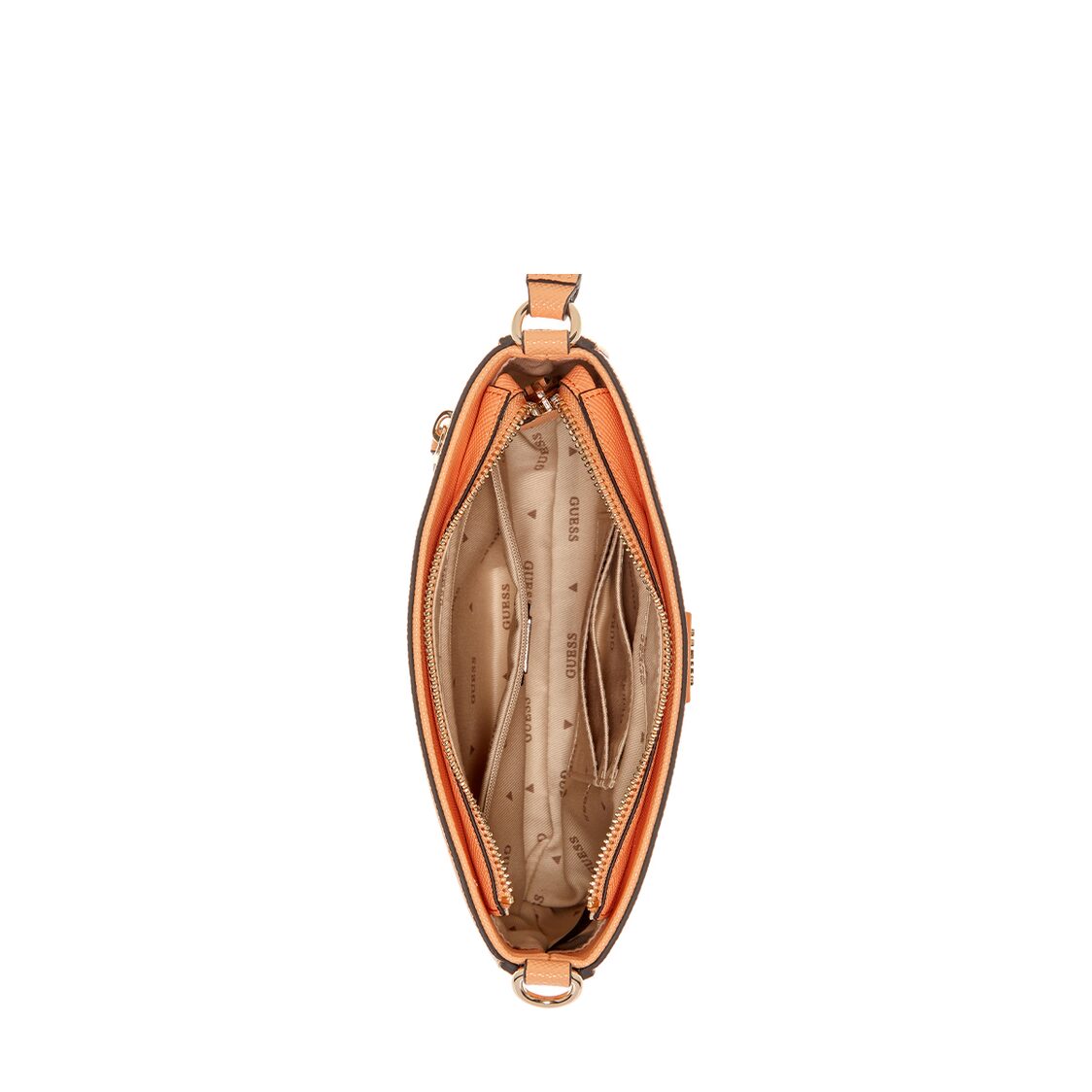 Guess Noelle Mini Top Zip Shoulder,Apricot