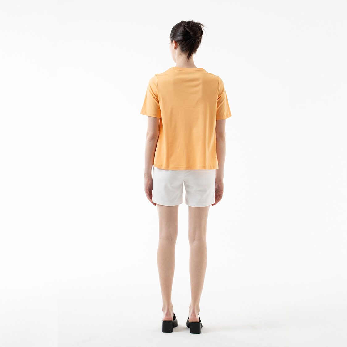 K/WOODS Essential Crew Neck Tee in Yellow Sand