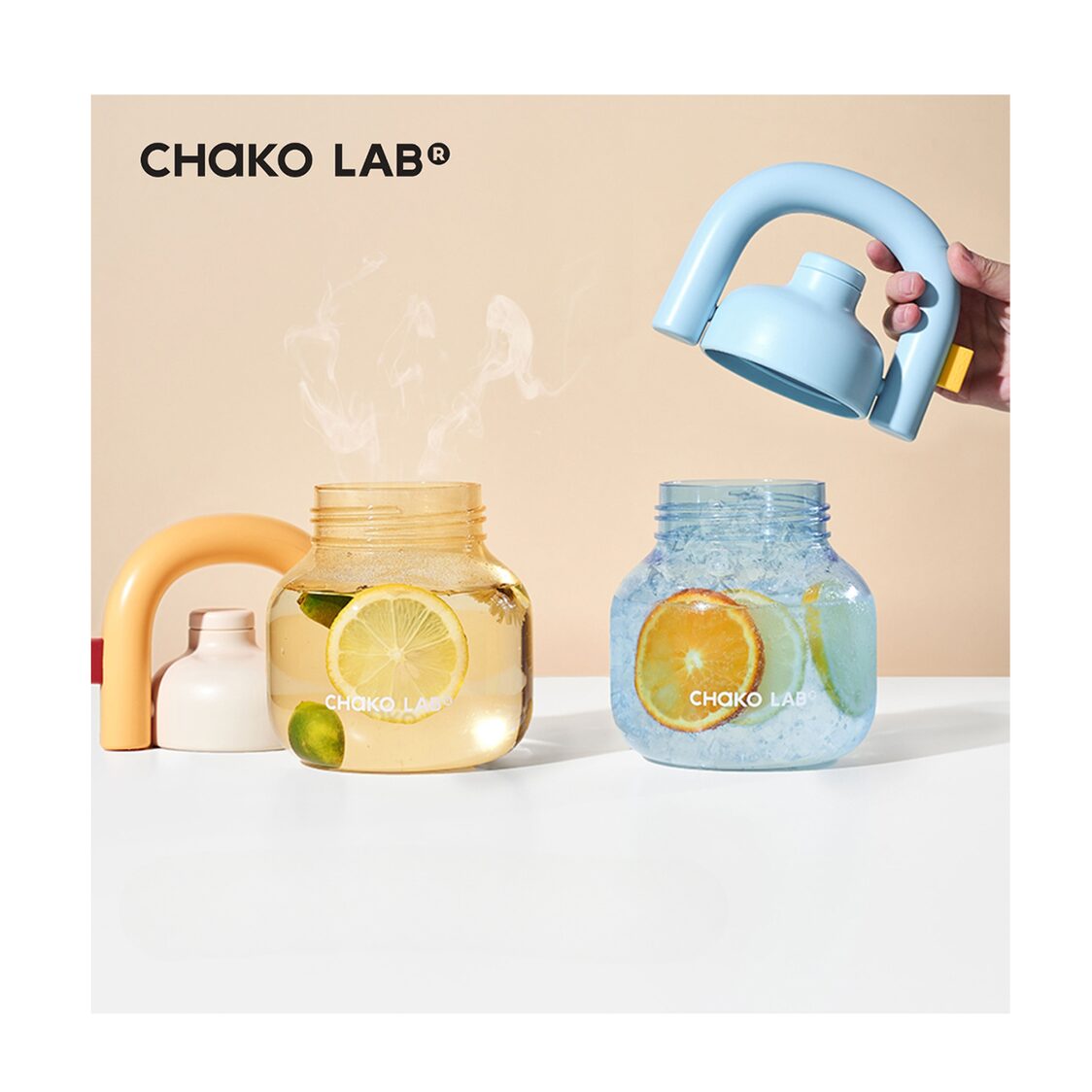 Chako Lab 1L Pastic Linlin Pot Blue