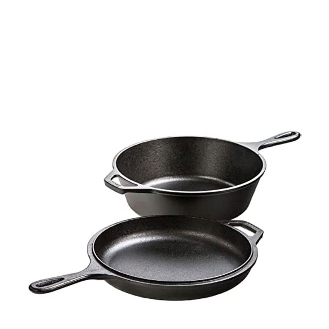 Lodge 3.2Quart/10.25 Inch Seasoned Cast Iron Combo Cooker