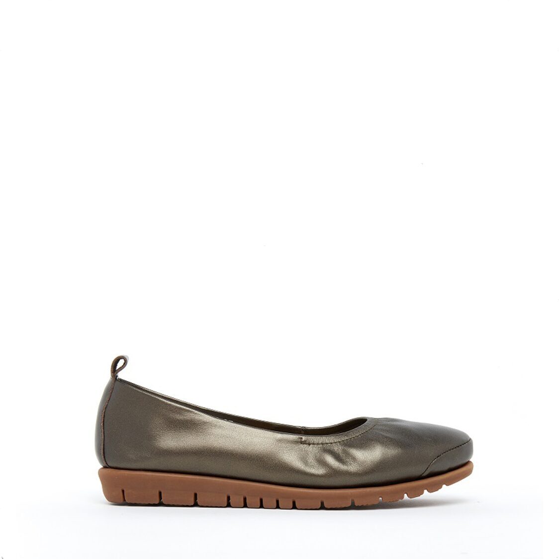 Barani 8841-2 Leather Pumps/Ballet Flats (Copper)