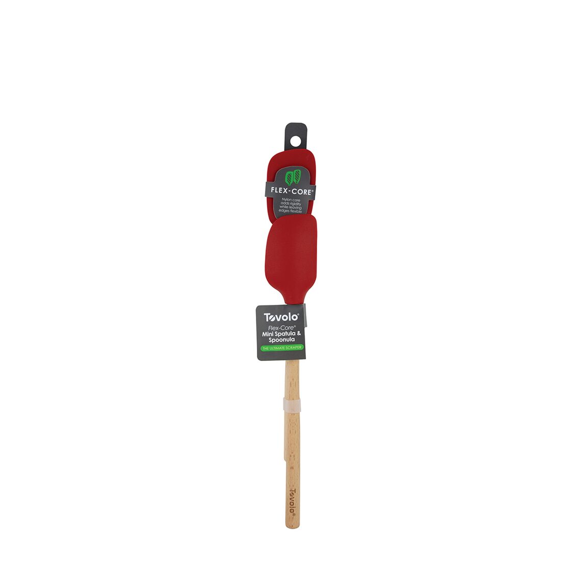 Tovolo Flex-Core WHandled Mini Spatula & Spoonula Set of 2 - Cayenne