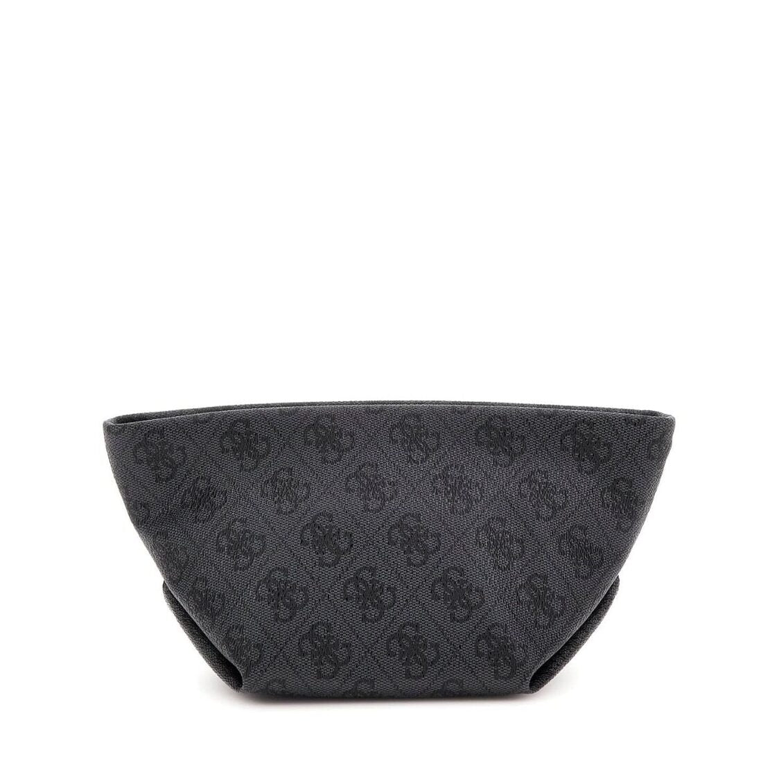 HELINA TOP ZIP COSMETIC,COAL LOGO