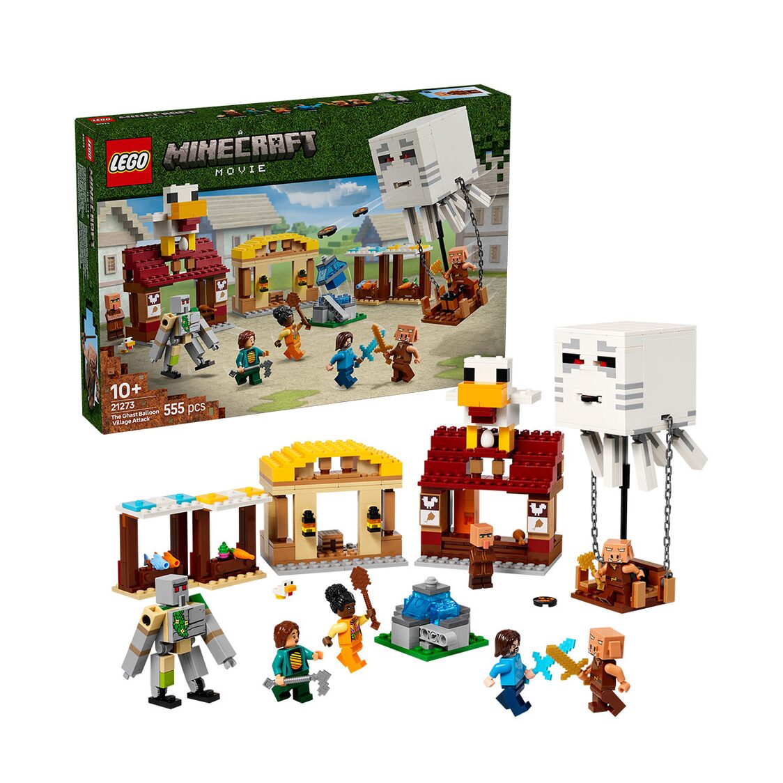 LEGO 21273 The Ghast Balloon Village Attack
