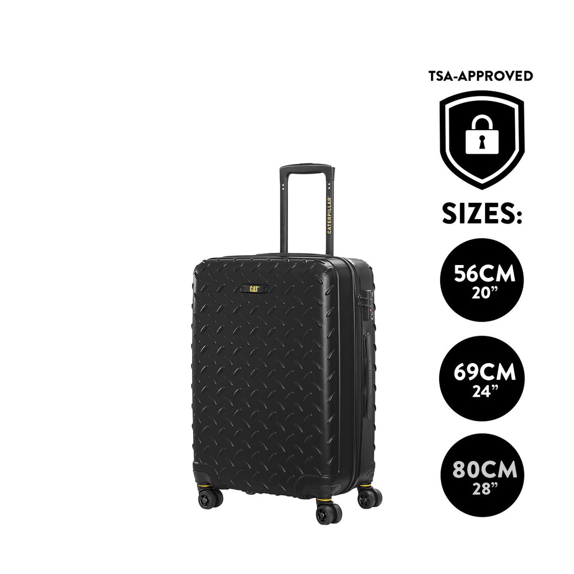 Caterpillar Industrial Plate Trolley - Black