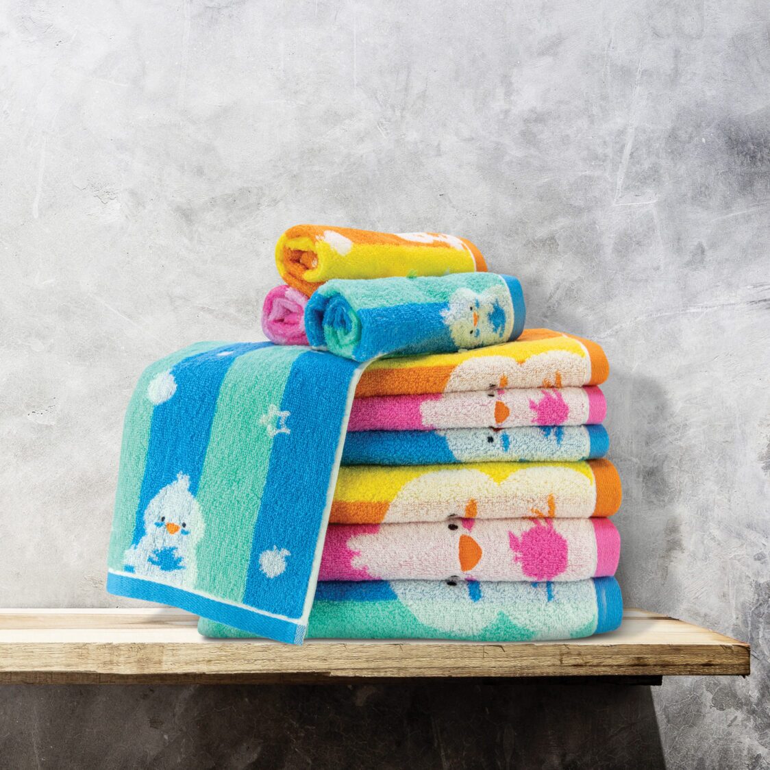 Milton Home Beaker Bath Towel Yellow