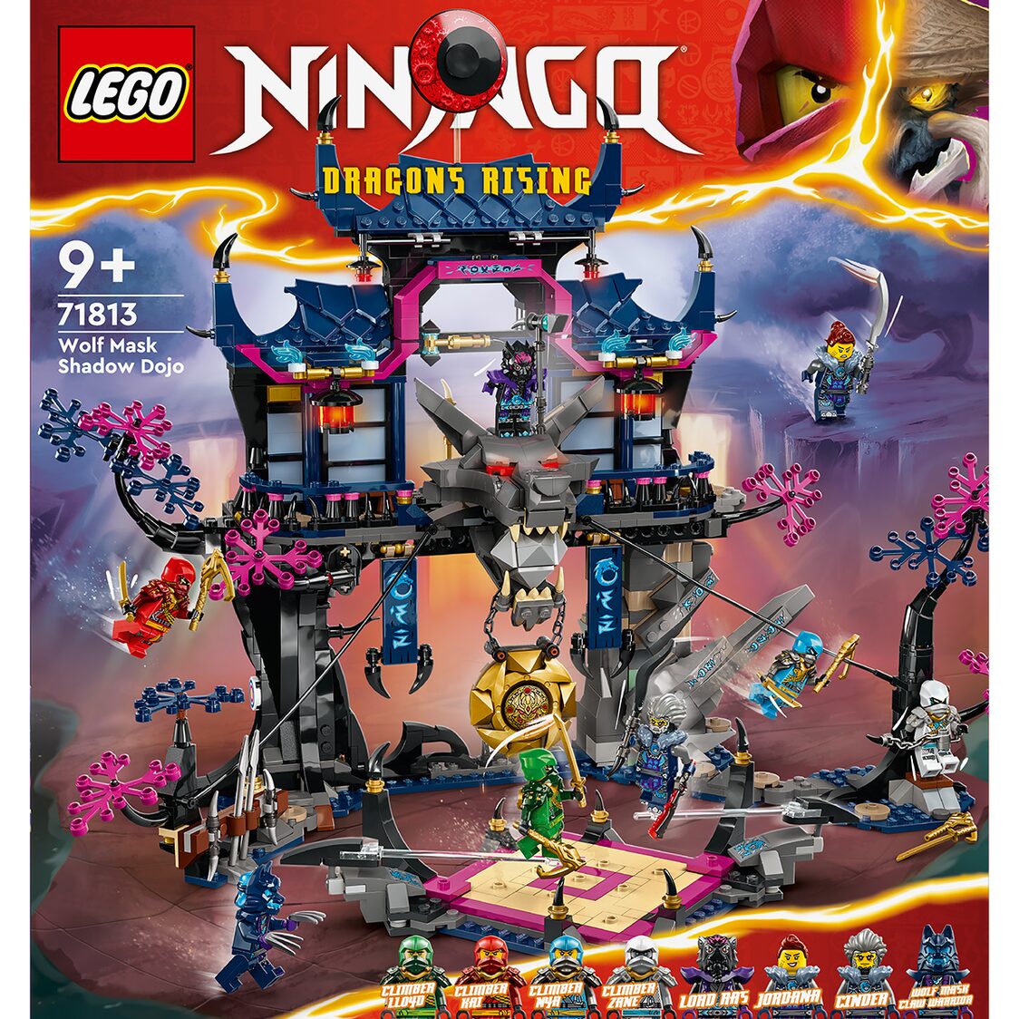 Lego 71813 Ninjago Lego Wolf Mask Shadow Dojo