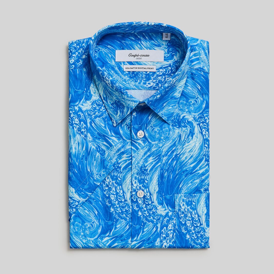 Coupe Cousu Short Sleeve Shirt, Print CCSSE290-PRINT