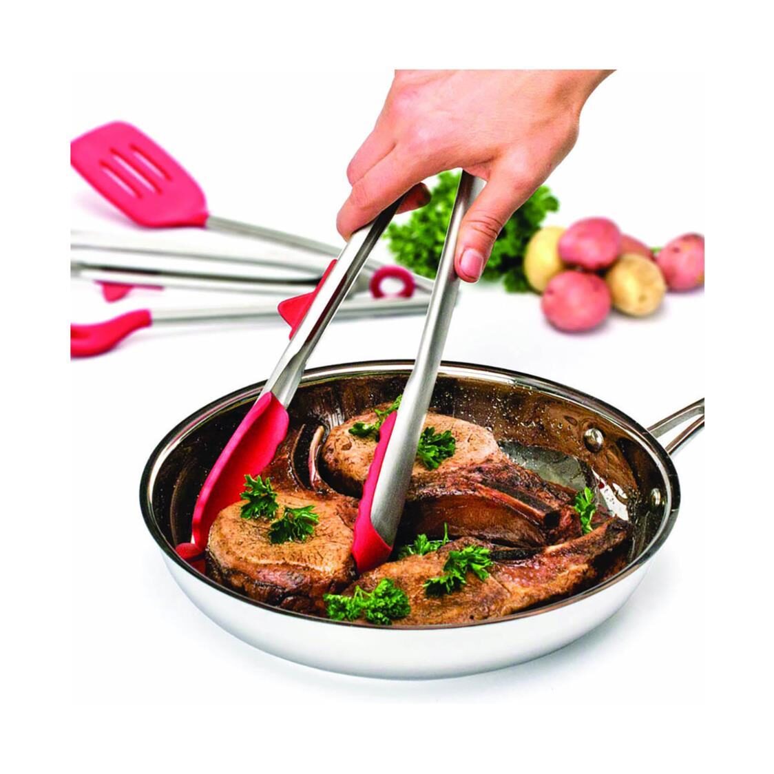 Tovolo Tip Top Tongs Charcoal