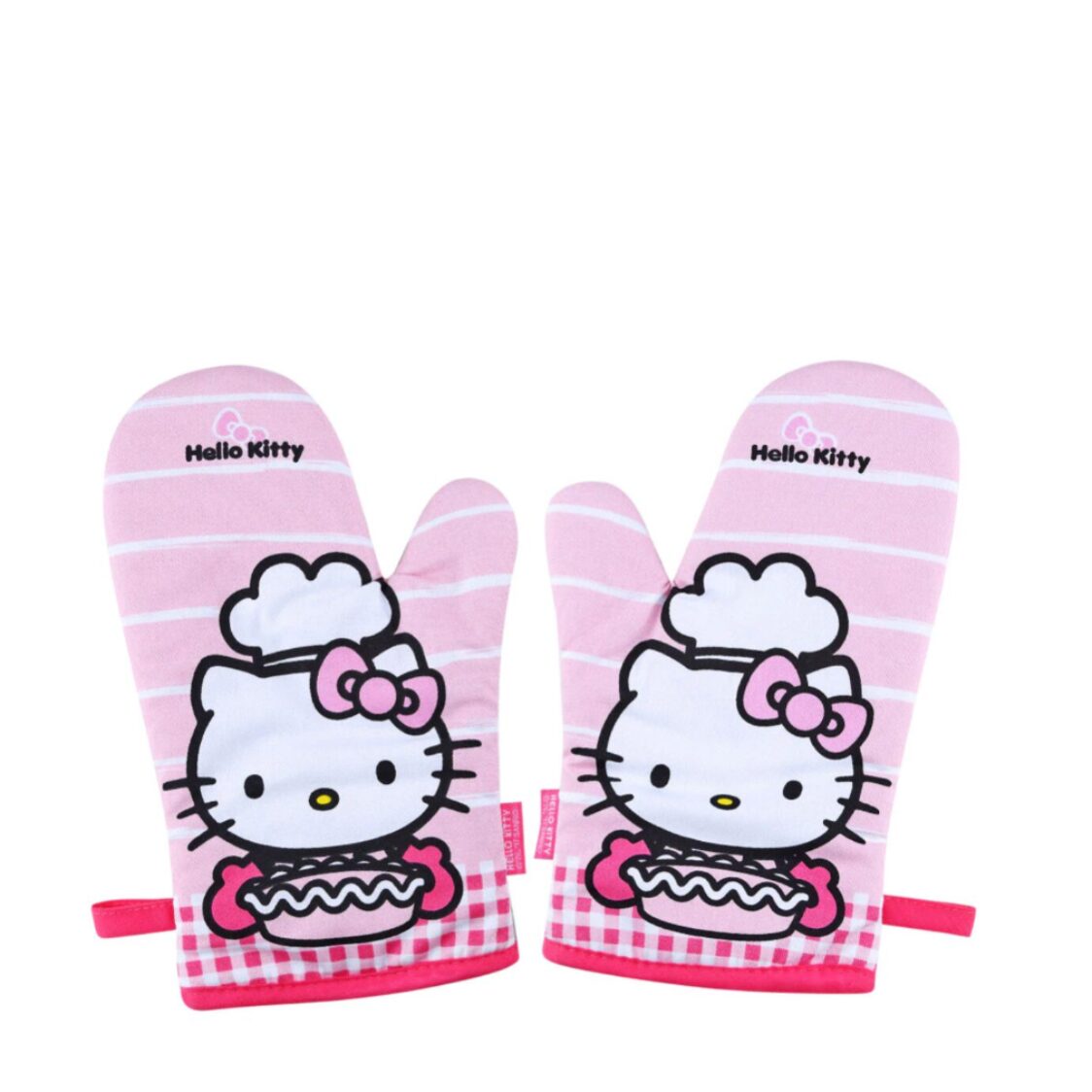 CHEFMADE Hello Kitty Cotton Polyester Oven Mitt 2pcs/Set 1898CM-KT7020