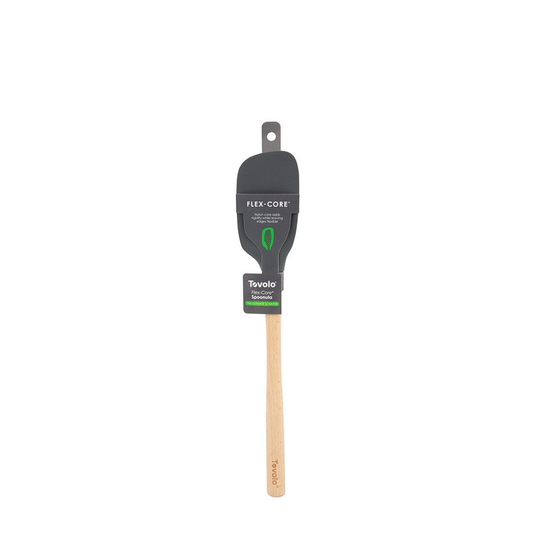 Tovolo Flex-Core WHandled Spoonula Charcoal