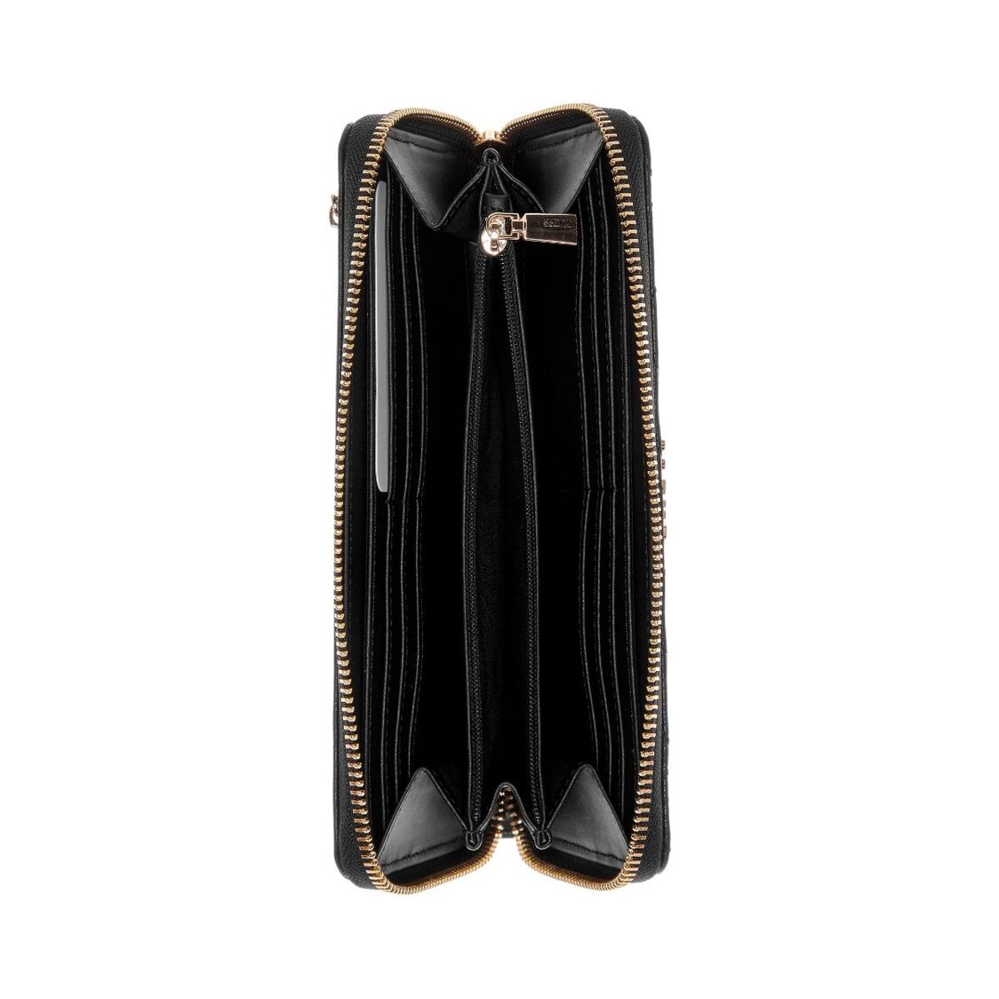 LAUREL II SLG LARGE ZIP AROUND,BLACK