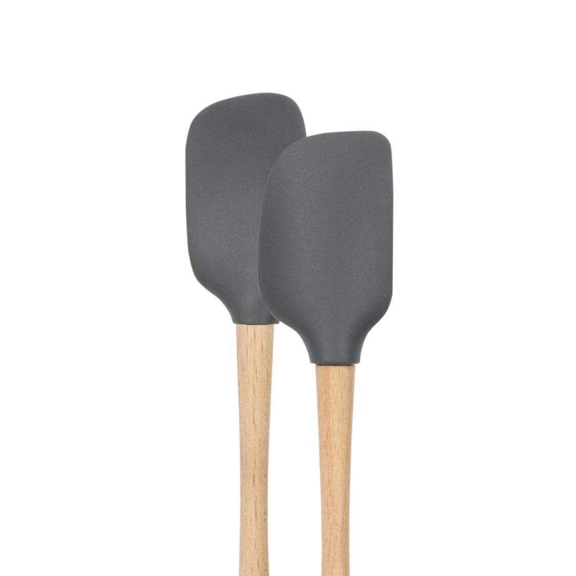 Tovolo Flex-Core WHandled Mini Spatula & Spoonula Set of 2 - Charcoal