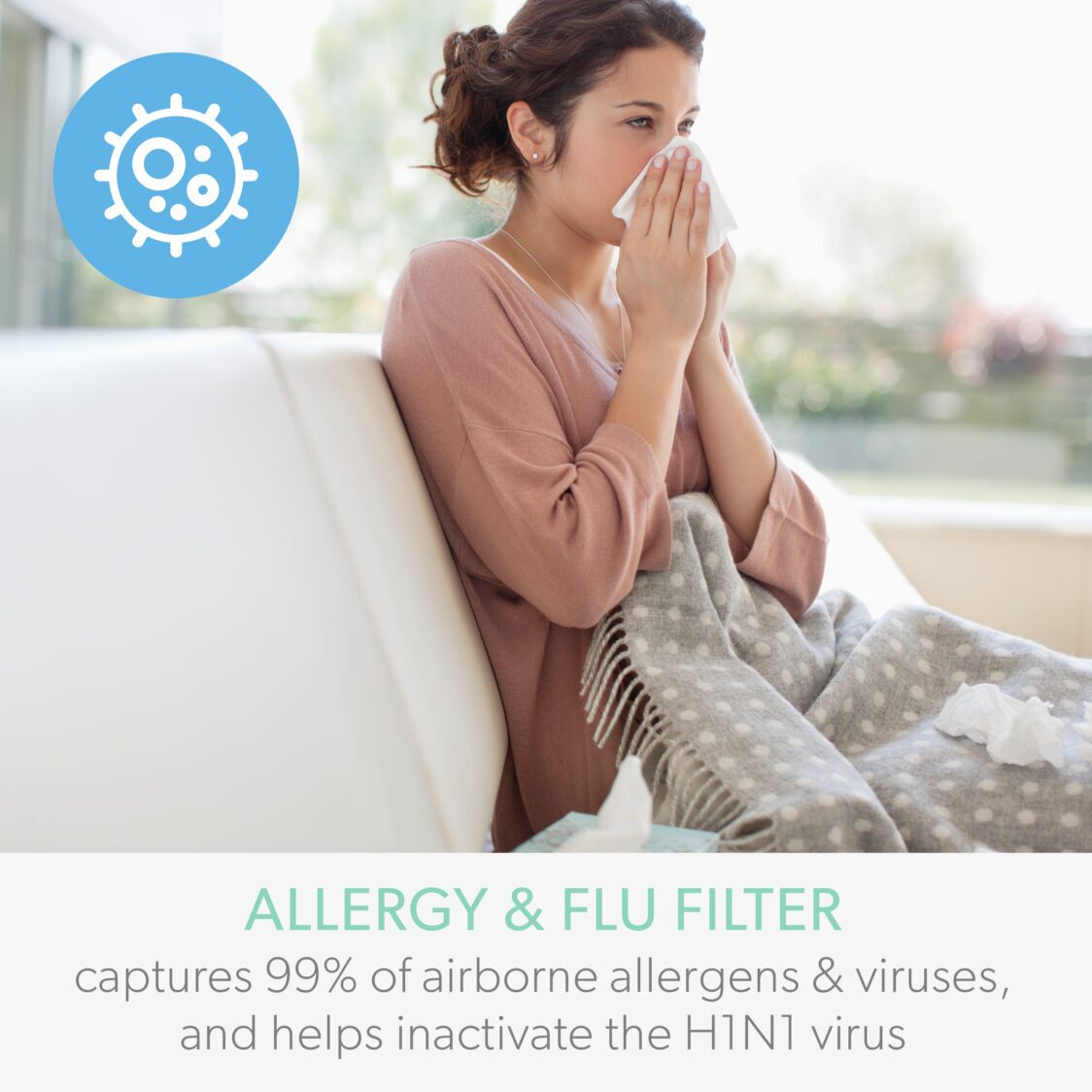 TruSens Z1000 Allergy & Flu Hepa Drum Filter