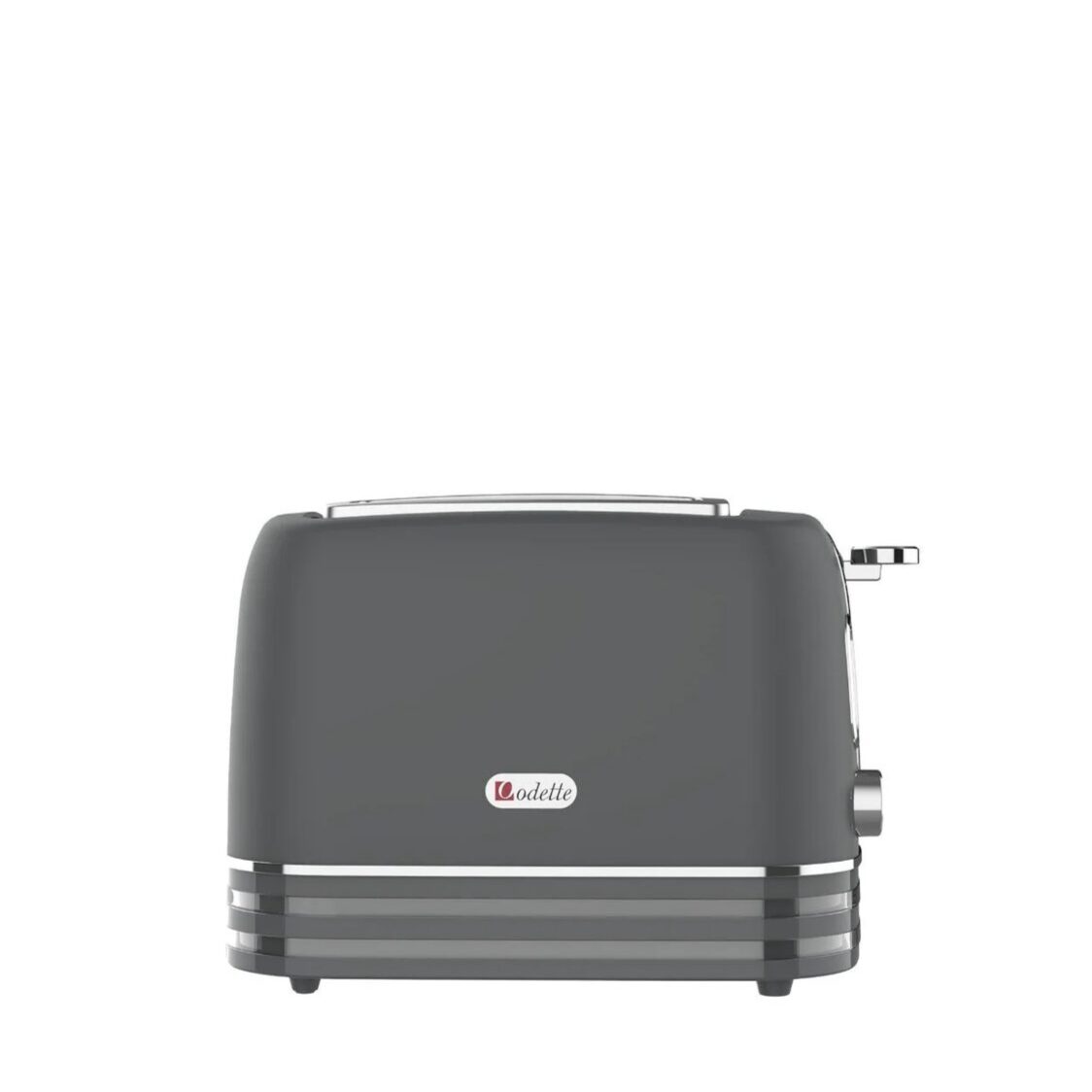 Odette 2/S Wide Slot Toaster Grey