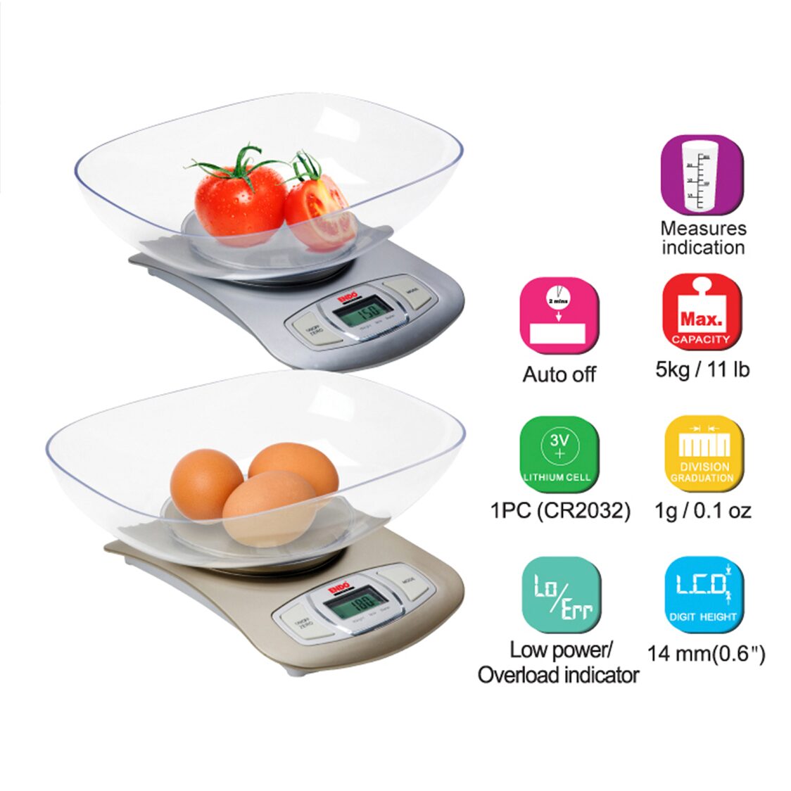 ENDO High Precision Digital Kitchen Scale