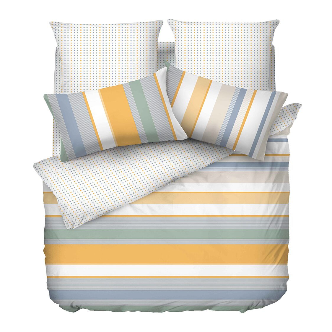 ESPRIT HOME 100% Cotton Luster Sateen Fitted Sheet/Bed Set – Sparkle