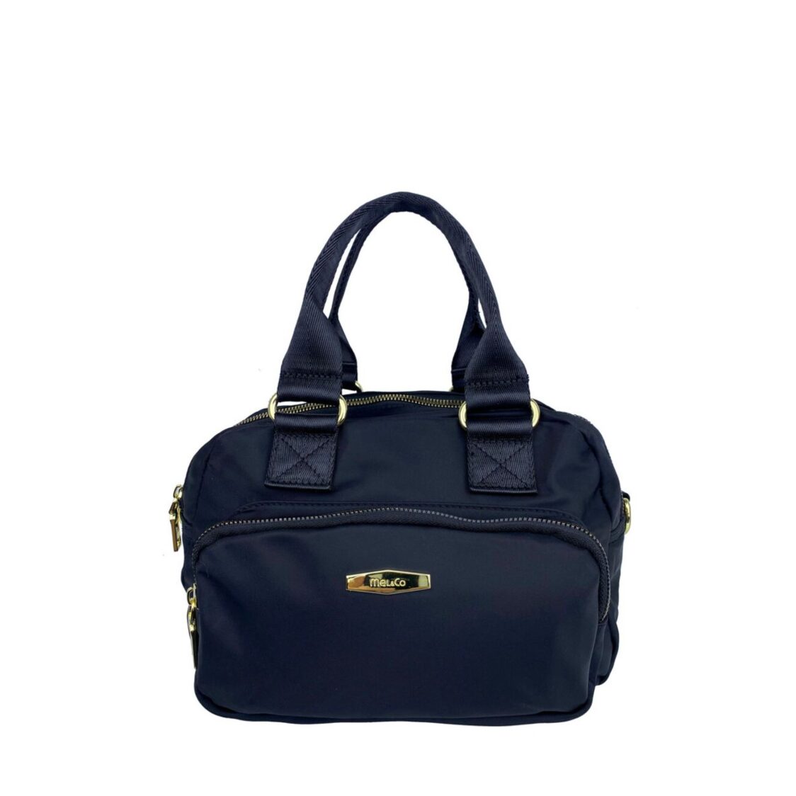 Mel&Co Nylon Two Compartment Satchel