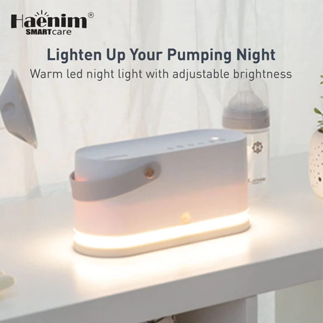 Haenim Nexusfit 7X Breast Pump (White Gray)