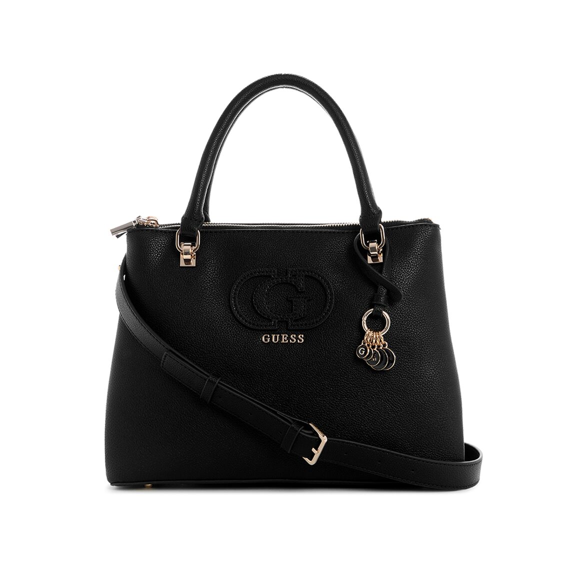 CALEBRA HOBO STATUS SATCHEL,BLACK