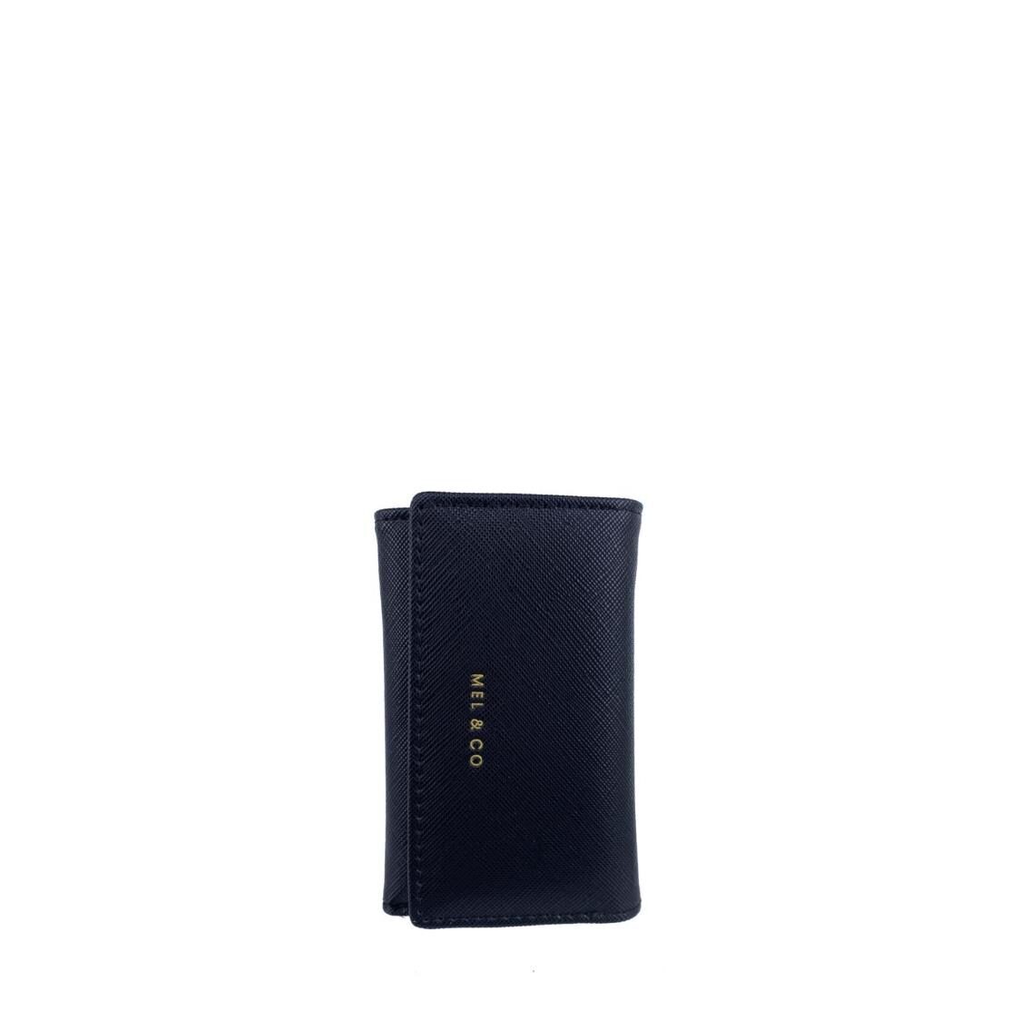 Mel&Co Saffiano-Effect Basic Key Pouch
