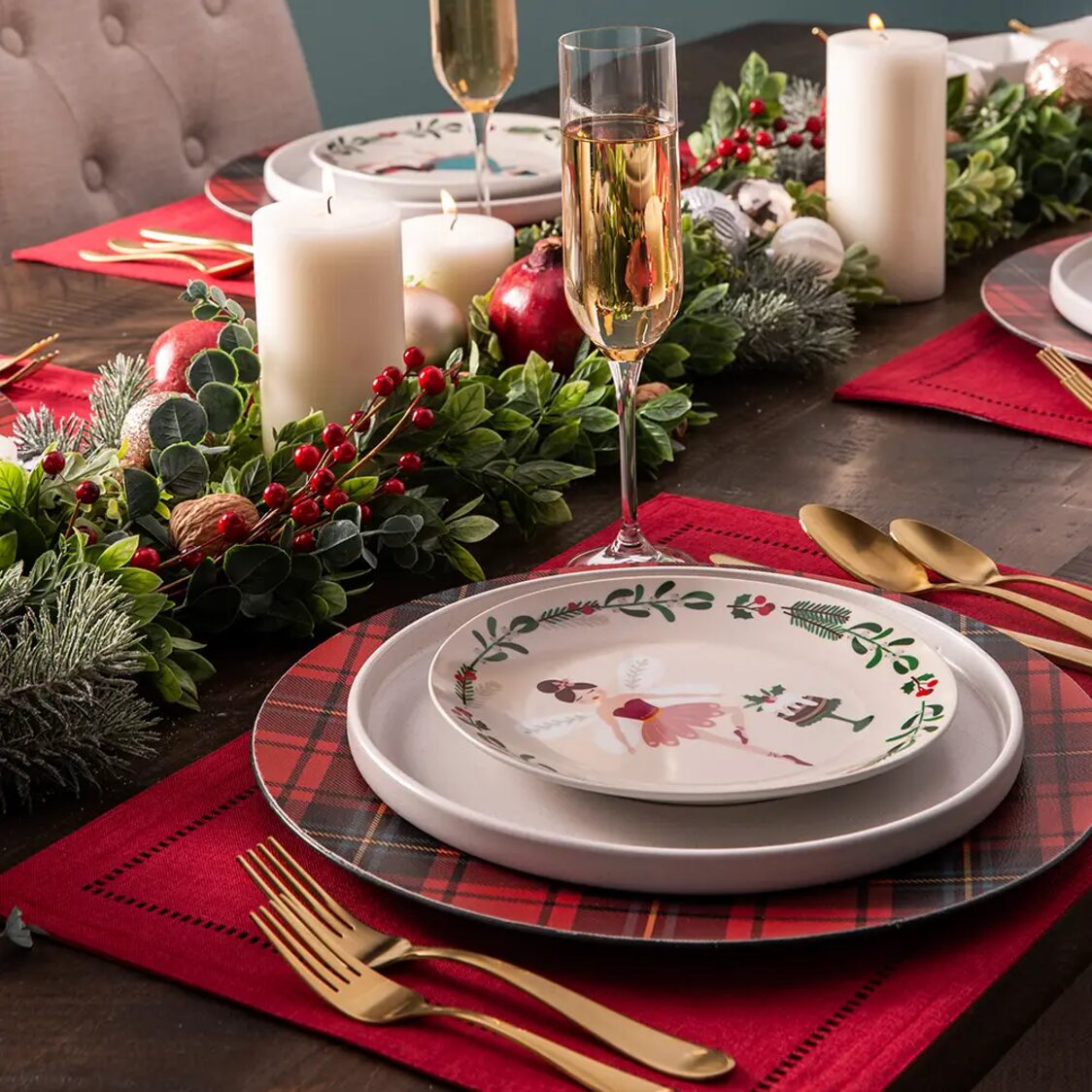 J. Rapee Sonia Placemat Red