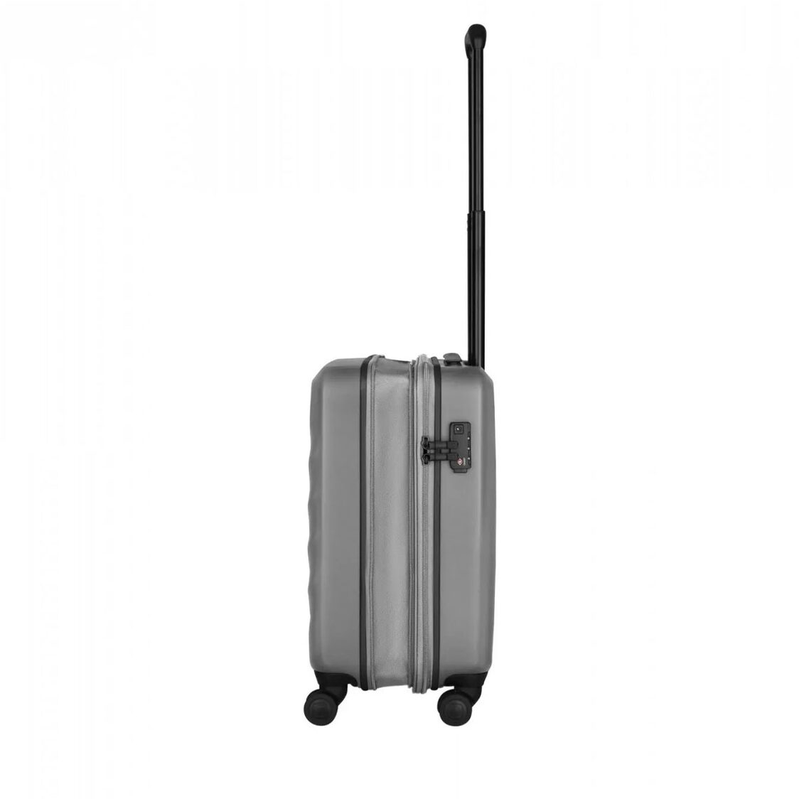 Wenger Motion 4 Double Wheels Expandable Trolley Luggage Case (TSA Lock & Anti-Theft Zipper) - Grey