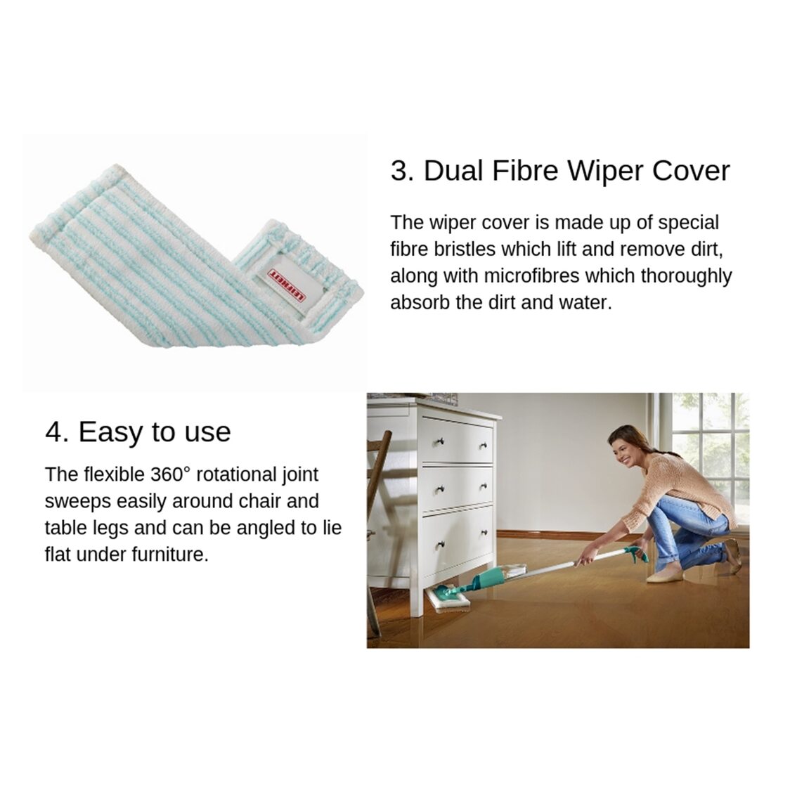 Leifheit  Comfort Spray Mop Easy Spray XL