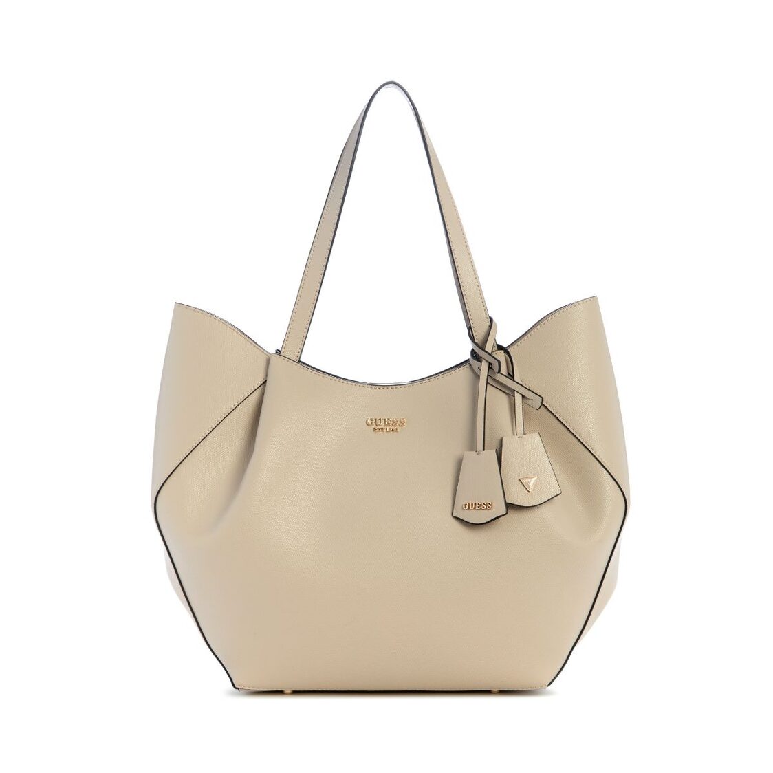 AMORETTE 2 IN 1 TOTE,LIGHT TAUPE