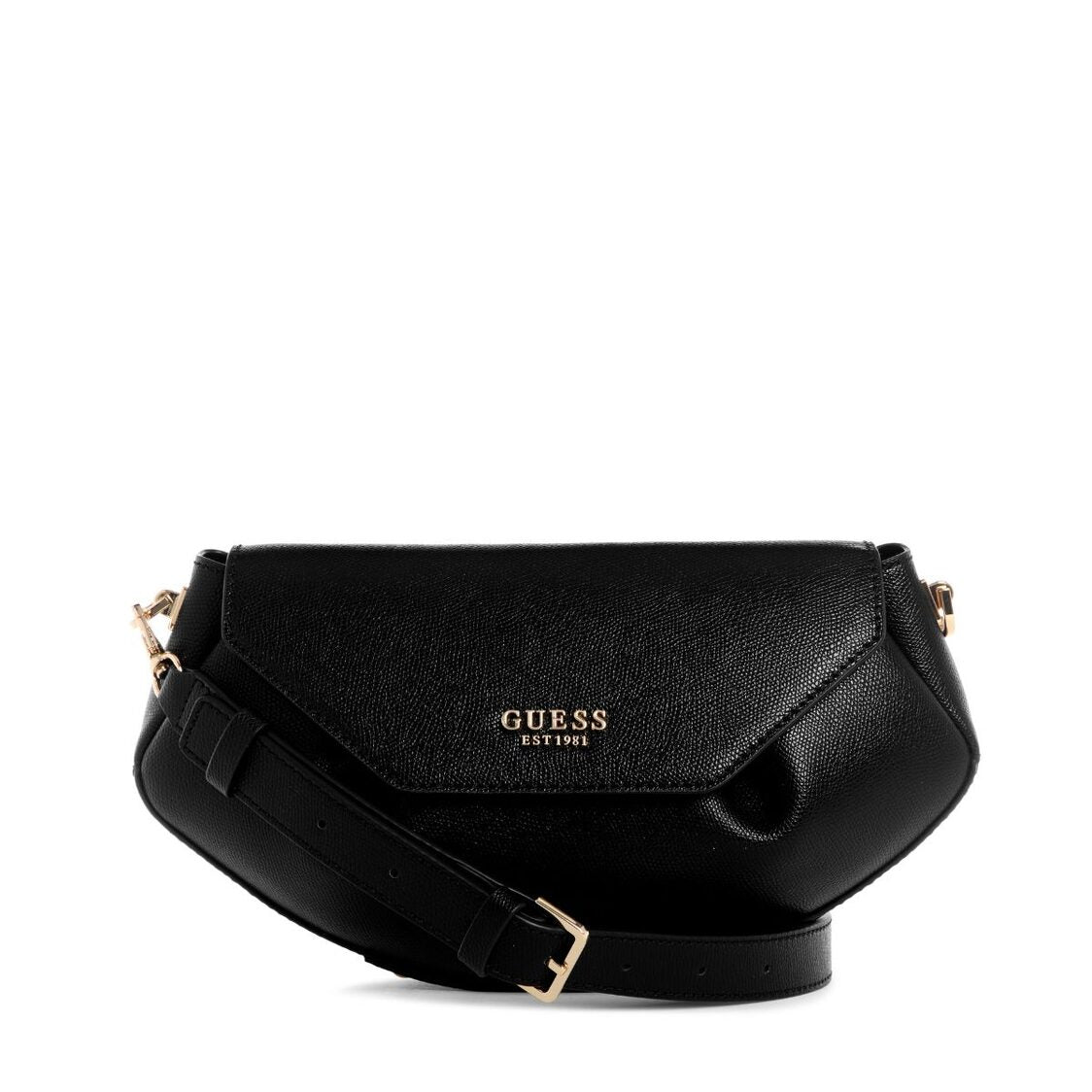 Guess Amorette Flap Crossbody,Black