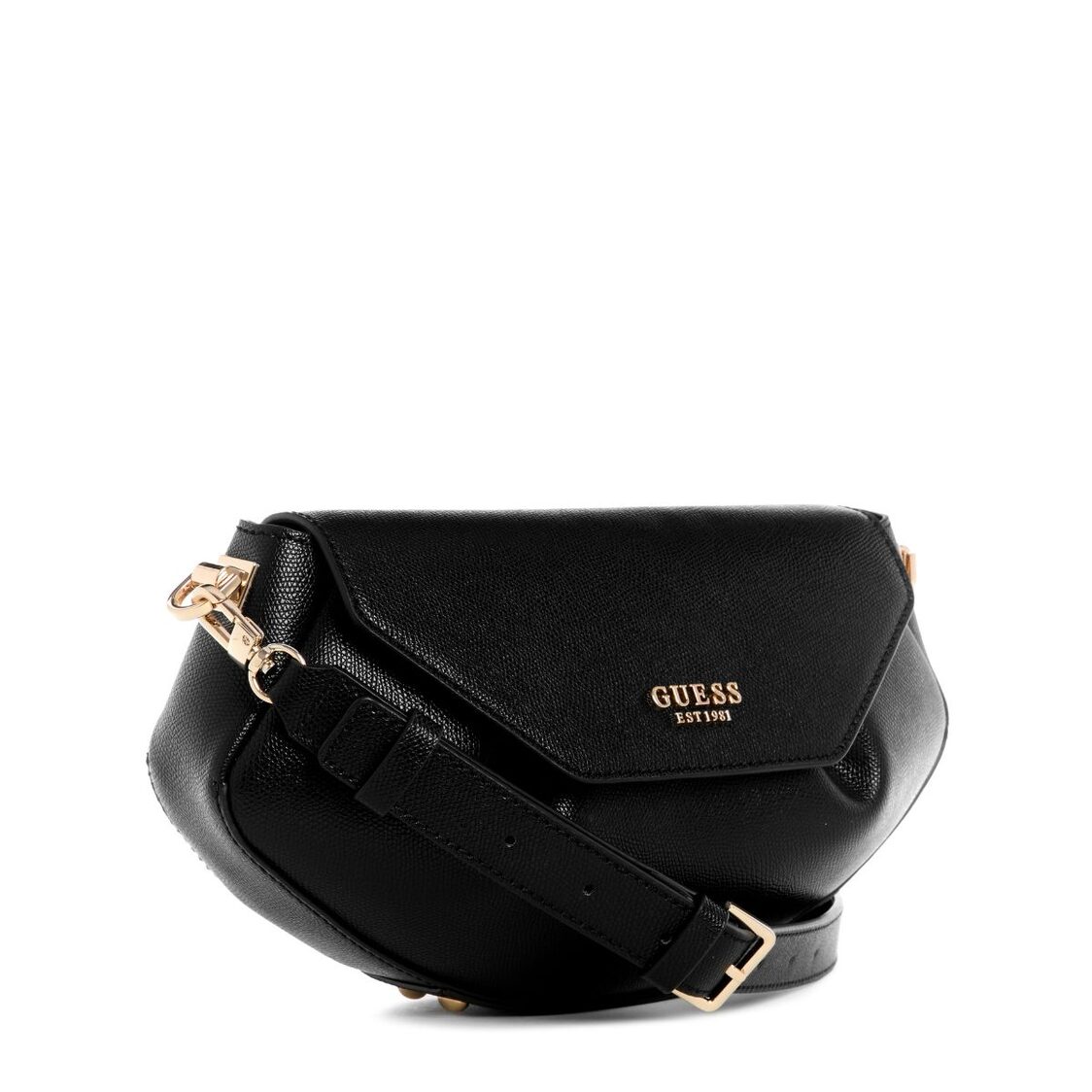 Guess Amorette Flap Crossbody,Black