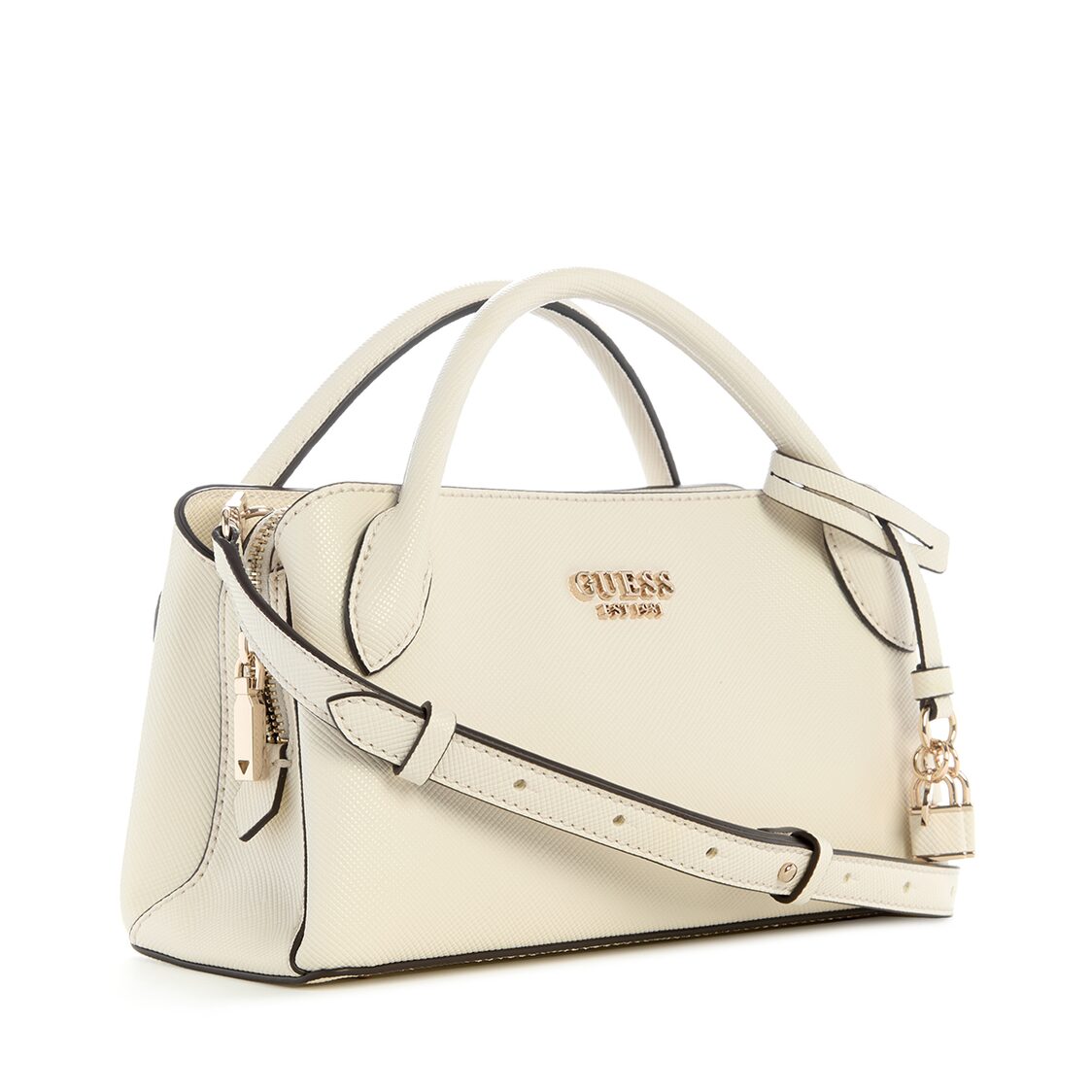 Guess Fedana Sml Girlfriend Satchel,Off White