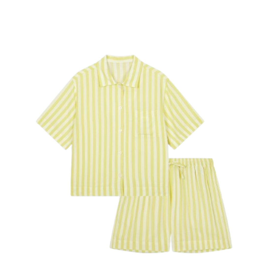 Jaju Women Lyocell Pajama Set Light Yellow