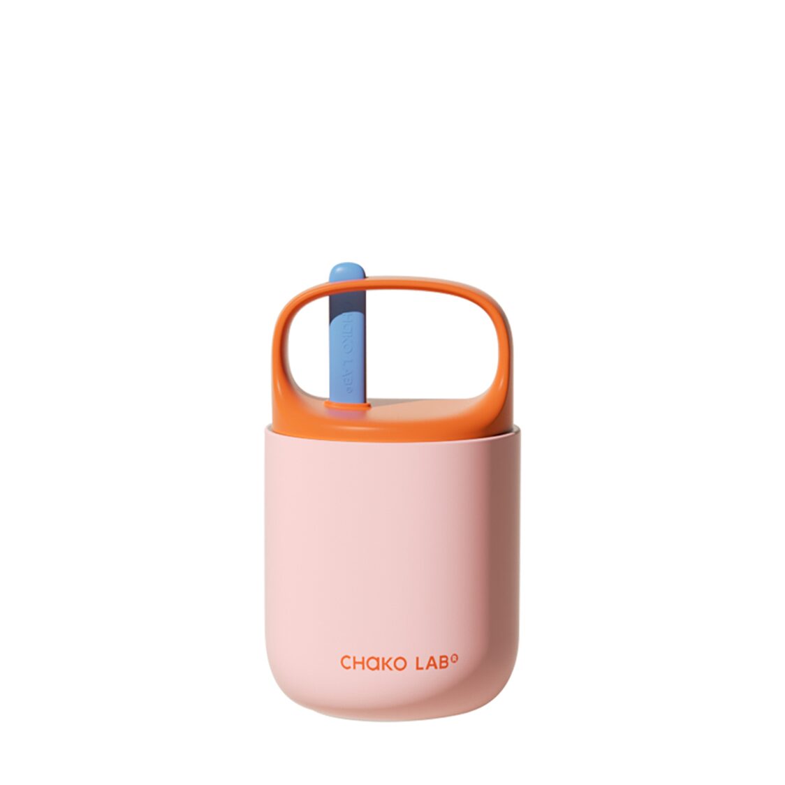 Chako Lab 450ml Baobao Thermos Cup Pink Orange